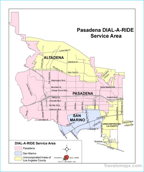 Where is Pasadena? - Pasadena Map - Map of Pasadena - TravelsMaps.Com