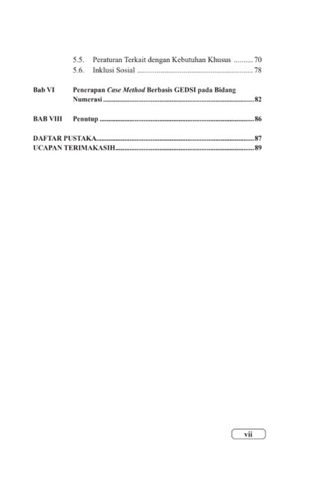 Buku Model Pembelajaran Case Method Berbasis Gedsi