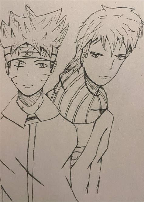 Timeskip Boruto And Kawaki Redraw Traditional Naruto Amino