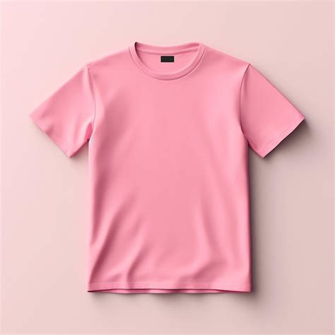 Premium Photo | A pink shirt on a pink background