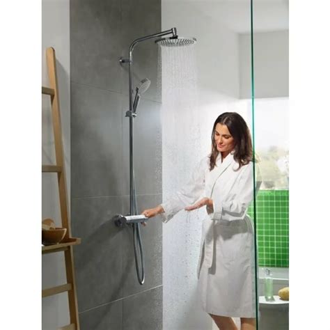 Coloana De Dus Cu Baterie Termostatata Hansgrohe Crometta S