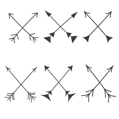 Cross Country Arrow Vector