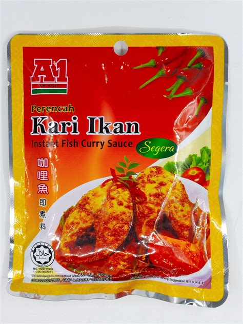 A1 咖喱鱼 Instant Fish Curry Sauce 200g Bak Lai Fish Ball Food Industries