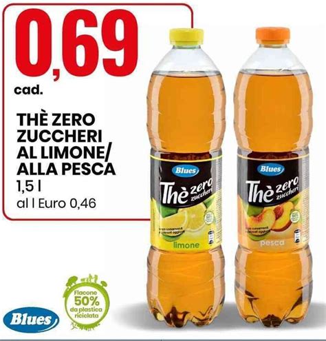 Offerta Blues Th Zero Zuccheri Al Limone Alla Pesca L Nel