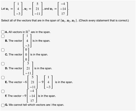 Solved 5 4 Let U 4 U2 21 And Uz 14 11 17