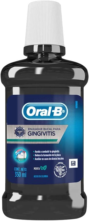 Oral B Enjuague Bucal Para Gingivitis 350 Ml Amazon Mx Salud Y