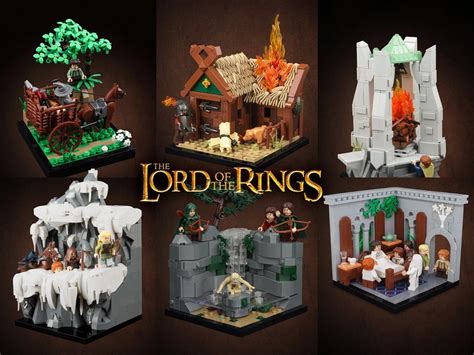 LEGO Herr Der Ringe Komplette Trilogie In 77 Modellen