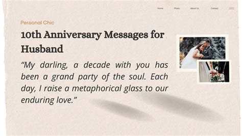 100 Heart Touching Wedding Anniversary Wishes For Husband Personal Chic