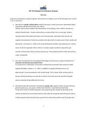 Psy Module Five Milestone Template Docx Psy Module Five