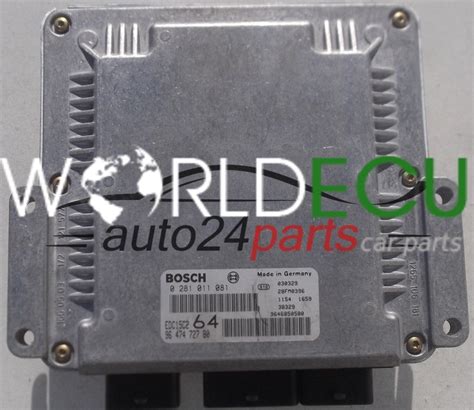 Ecu Engine Controller Peugeot Hdi Bosch