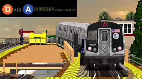 Openbve Special D Train To Lefferts Blvd Via Concourse Av Fulton St