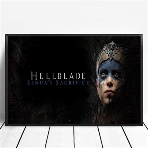 Hellblade Senuas Sacrifice Game Poster Pc Ps4 Xbox Etsy