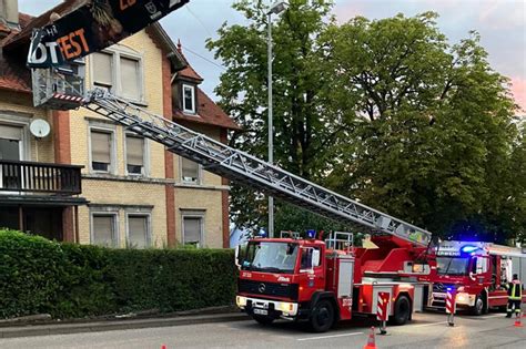 Drehleitereinsatz Freiwillige Feuerwehr Heubach