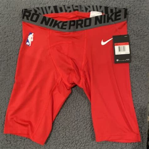 Nike Pro Nba Large Dri Fit Compression Shorts Red 880802 657 Men Ebay