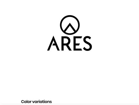 Logo Ares on Behance