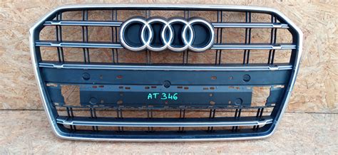 Audi A C Lift Atrapa Kratka Rodkowa Grill Zderzaka Prz D