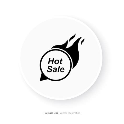 Premium Vector Hot Sale Icon Design Vector Illustration