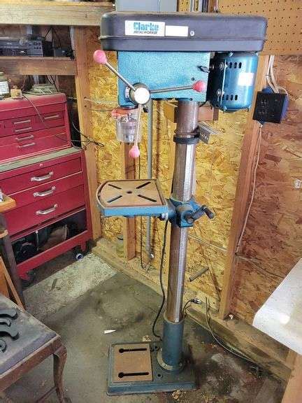 Clarke Drill Press Sherwood Auctions