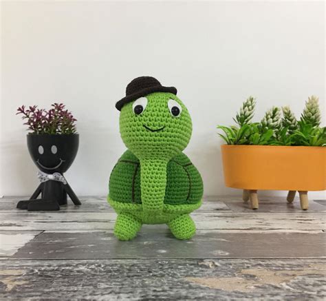 El Rg Amigurumi Oyuncak Kaplumba A Ye Il