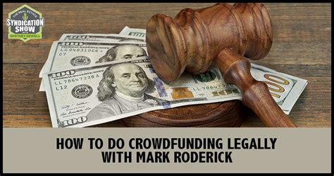 The Real Estate Syndication Show How To Do Crowdfunding Legally Crowdfunding And Fintech Law Blog