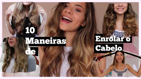 10 Maneiras De Enrolar O Cabelo Sem Chapinha Ou Babyliss YouTube