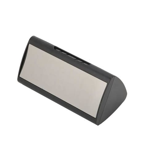 Hurrise R Veil Led Horloge Miroir Led Num Rique Muet Lumineux Noir