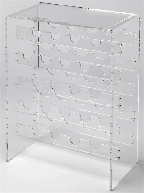 Crystal Clear Acrylic Wine Rack 3614335 Butler