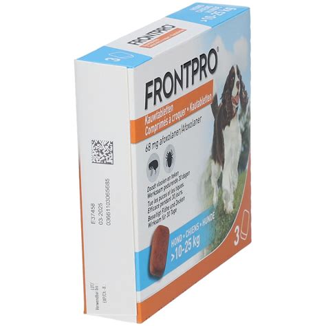 FRONTPRO Kauwtabletten Hond 10 25 Kg 3 St Farmaline