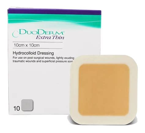 Duoderm Curativo Extra Fino Hidrocoloide Tam 10x10cm 10un R 228 98