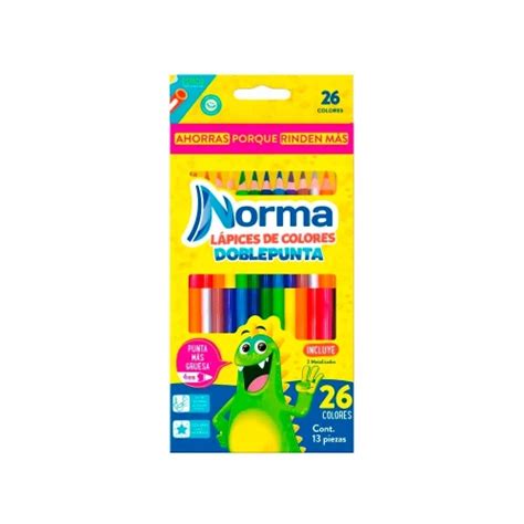 Caja De Colores Norma Doble Punta X13 Tienda Norma