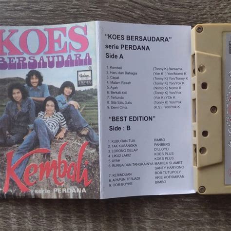 Jual Kaset Pita Koes Plus Serie Perdana Shopee Indonesia