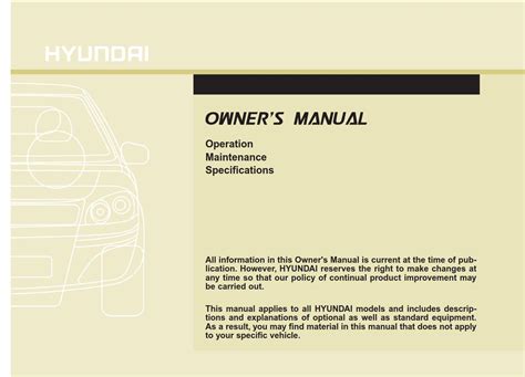 Hyundai Elantra 2016 Owners Manual Pdf For Free