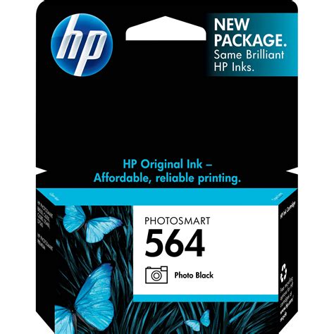 Hp 564 Standard Capacity Photo Black Ink Cartridge Cb317wn140