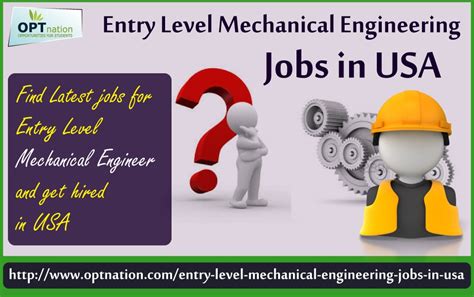 Entry Level Mechanical Engineering Jobs In Usa Find The Best Jobs