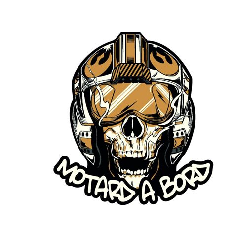 stickers motard à bord