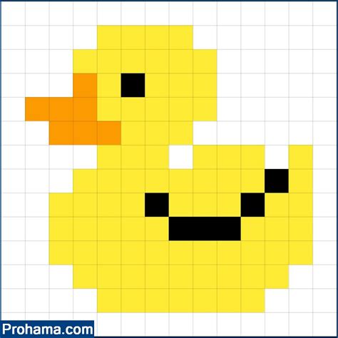 Duck Pixel Art Grid Duck Pixel Pattern Pixel Art X The Best Porn Website