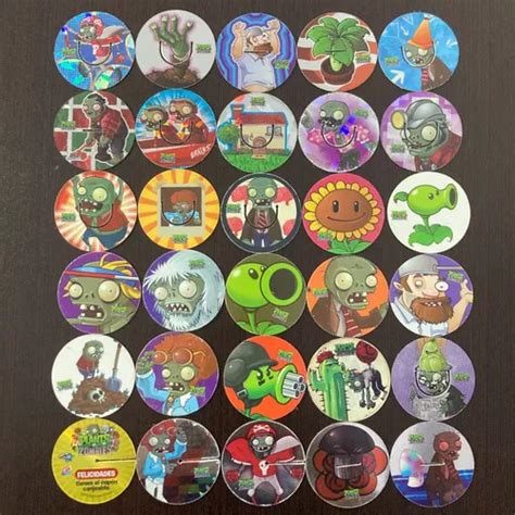 Lote 123 Tazos Diferentes Sabritas Plantas Vs Zombies En Venta En