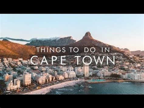 Things To Do In Cape Town South Africa Youtube