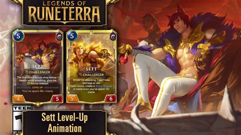 Legends Of Runeterra Sett Level Up Animation Youtube