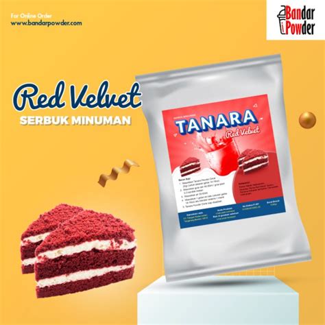 Jual Bubuk Minuman Rasa Red Velvet 500gr Powder Red Velvet Minuman