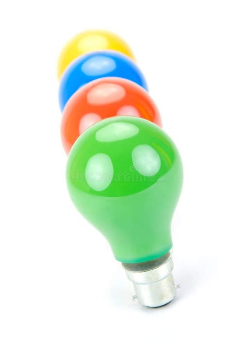 Colored Light Bulbs Stock Photo Image Of Object Light 9915338