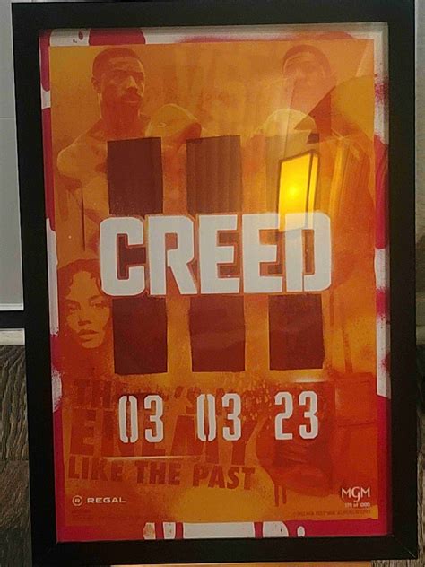 creed   framed  poster etsy