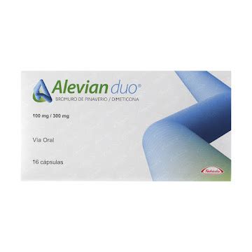 Alevian Duo Bromuro De Pinaverio Dimeticona Mg Mg Tecnofarma