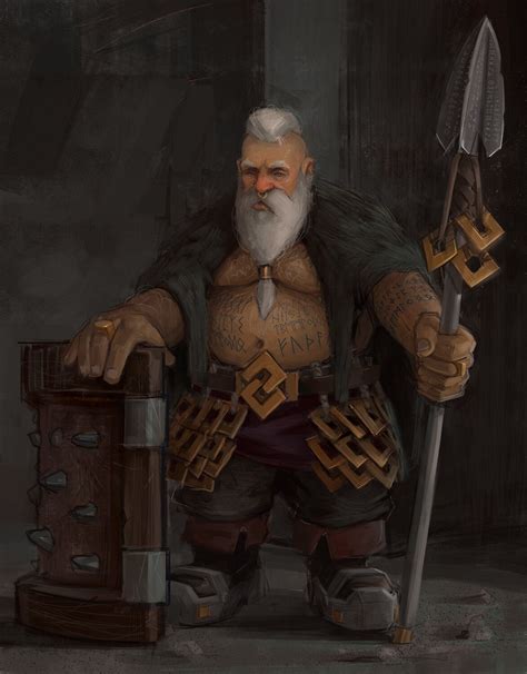 Viking Dwarf By Aleksander Kazancev Rimaginarydwarves