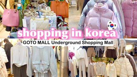 Shopping In Korea Vlog 🇰🇷 Winter Fashion And Accessories At Gotomall Underground Shopping Center