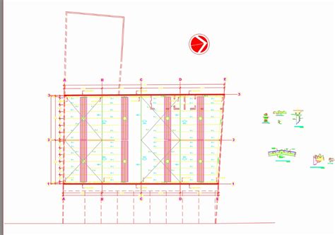 Plano Estructural De Techo En AutoCAD CAD 119 82 KB Bibliocad