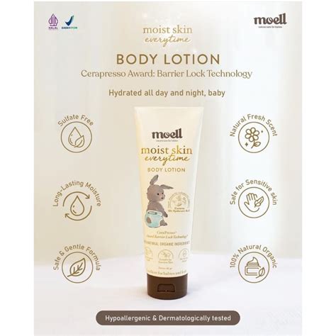 Jual Moell Moist Skin Everytime Body Lotion 185gr Shopee Indonesia