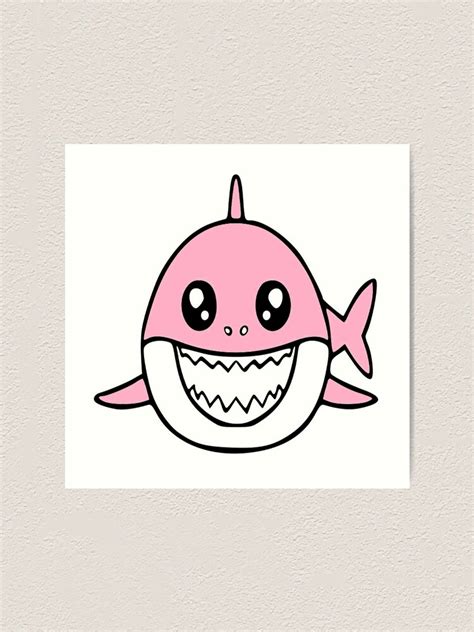 "baby shark,funny baby shark,kids" Art Print for Sale by ABDELLAHSHO ...