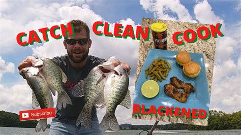 Catch Clean Cook Kfred Kajun Seasoning Crappie Recipe Blackened