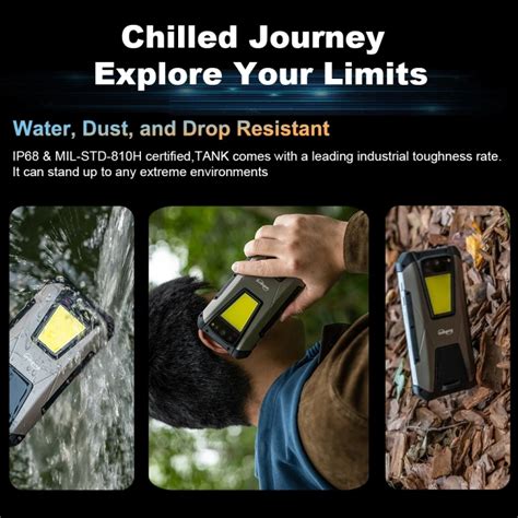 Global Version Unihertz Tank Rugged Phone 108mp Camera Night Version